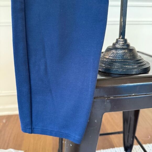 Spanx Ponte Knit Navy Blue Skinny Pants The Perfect Pant Ankle L - Picture 3 of 7
